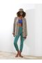 Normal Waist Slim Fit Straight Pocket Detailed Women's Trousers - 3