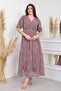 V-Neck Short Sleeve Chiffon - 3