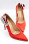 Women's Stone Ribbon Detailed Stiletto - 5