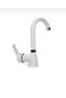 White Sink Faucet White Bathroom Faucet Matte White Faucet - 2