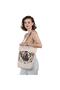 Canvas Gusseted Printed Bag