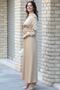 Damla Evening Dress Beige - Semra Aydın - Smr1024 - 3