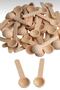 6 Natural Wooden Spice and Jam Spoons - 3