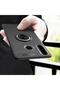 Huawei Y6P Case Smooth and Soft Back Surface Ravel Cover with Ring Stand - 6