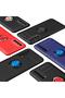 Huawei P Smart 2021 Case Smooth and Soft Back Surface Ravel Cover with Ring Stand - 3
