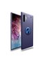 Samsung Galaxy Note 10 Plus Case Smooth and Soft Back Surface Ravel Cover with Ring Stand - 5