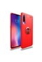 Xiaomi Mi A3 Case Smooth and Soft Back Surface Ravel Cover with Ring Stand - 3