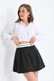 Women's Elastic Waist Striped Skirt - 6