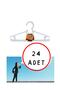 Children's Clothes Hanger Girl Boy Baby Clothes Hanger 24 Pieces Hanger - 2