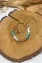 Agate Turquoise Smokey Quartz Cat Eye Natural Stone Handmade Special Design Natural Stone Bracelet