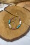 Agate Turquoise Smokey Quartz Cat Eye Natural Stone Handmade Special Design Natural Stone Bracelet - 4