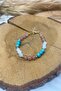 Agate Turquoise Smokey Quartz Cat Eye Natural Stone Handmade Special Design Natural Stone Bracelet - 5