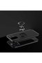 Apple iPhone 13 Pro Case Smooth and Soft Back Surface Ravel Cover with Ring Stand - 3