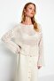 Stone Thin Openwork/Hole Knitwear Sweater TWOSS23KZ00050