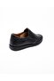106715 Black Leather Five Point Men's Casual Shoes - 4