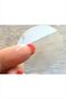 Transparent Label Box-Envelope Mouth Closure Closing Label Tape, Label 3x3 Cm 120 Pieces Adhesive Sticker