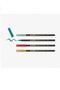 Brush Tip Pen Set of 4 Metallic 1-6 mm E-1340k499met