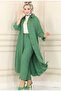 Wonderful Front Buttoned Linen Look Basic Suit - 5