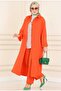 Wonderful Front Buttoned Linen Look Basic Suit - 5
