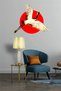 Flying Crane, Blessings Bird - Living Room Wall Glass Room Wall Self-Adhesive Sticker Set