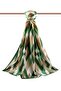 Women's Luxury Medina Silk Shawl Emerald Green - 2