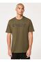 Crew Neck Printed Green - Black Men's T-Shirt Foa404011 Mark Ii Tee 2.0