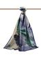 Women's Luxury Medina Silk Shawl Indigo-2 - 2
