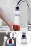 Anti-Limescale Faucet Head with 360 Degree Rotating Filter and Water Saving