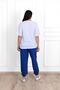 Women's Large Size Print Detailed Tracksuit Set 3695-23 - 4