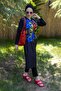 Women's Paint Pattern Full Covered Hijab Swimsuit Long Set of 2 035 - 5