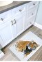 Tiger Bath Mat And Single Wing Shower Curtain 1x180x200 Set - 4