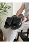 Men's King Size Large Size Black Casual Slippers Number 43 44 45 46 47