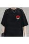Uchiha Clan Printed - Black Unisex Oversize T-shirt