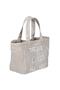 Beige Waxed Canvas Tote Bag - 6