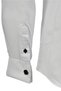 White Groom's Suit Slim Fit Shirt with Ankle Collar Stripe - 3