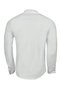 White Groom's Suit Slim Fit Shirt with Ankle Collar Stripe - 4