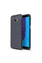Samsung Galaxy J6 Plus Case Leather Surface View Awesome Cut Niss Cover