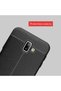Samsung Galaxy J6 Plus Case Leather Surface View Awesome Cut Niss Cover - 5