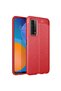 Huawei P Smart 2021 Case Leather Surface View Awesome Cut Niss Cover