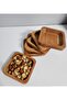 Wooden Snack Bowl 6 Pieces - 4