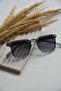 Unisex Women Men Uv400 Protected Smoked Gradient Square Rectangular New Season Sunglasses - 8
