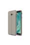 Samsung Galaxy J4 Plus Case Leather Surface View Awesome Cut Niss Cover