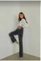 Royal High Waist Wide Leg Jeans Lycra Wide Leg Jeans - 4