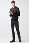 Men's Black Sweater - 11188Black - 3