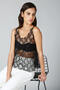 Women's Black Lace Detailed Blouse BD2268 - 2