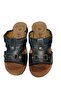 Ak015-10 Men's Black Orthopedic Sole Daily Slippers Sandals - 5