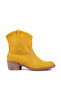 - Genuine Leather Yellow Women's Boots 105-2596-Venus