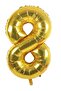 Foil Balloon Letter Helium Balloon 36 Cm Gold Color