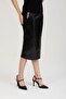 Sequined Single Side Slit Regular Waist Long Skirt - 2