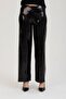 Sequined Regular Waist Wide Leg Pants - 5